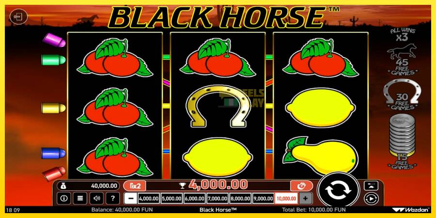 Сурет 2 ойын машинасы Black Horse