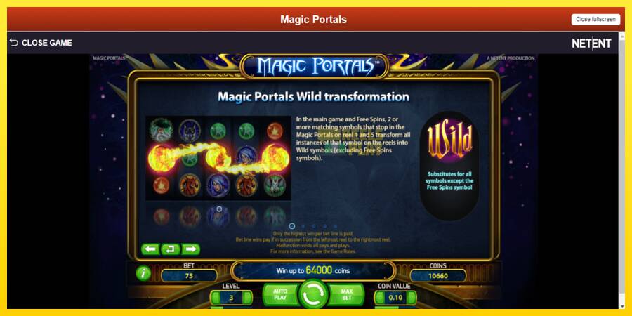 Сурет 5 ойын машинасы Magic Portals