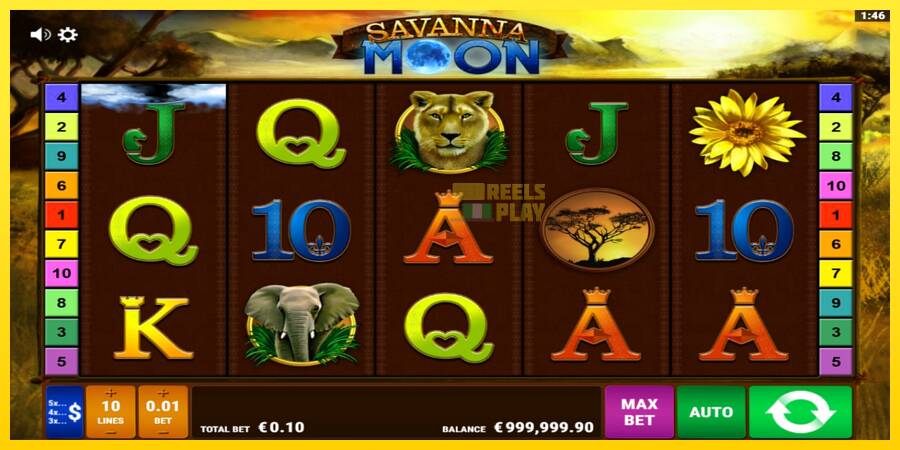 Сурет 2 ойын машинасы Savanna Moon