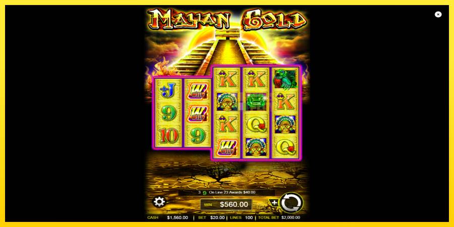 Сурет 3 ойын машинасы Mayan Gold