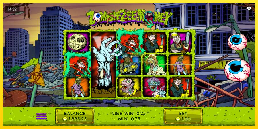 Сурет 3 ойын машинасы Zombiezee Money