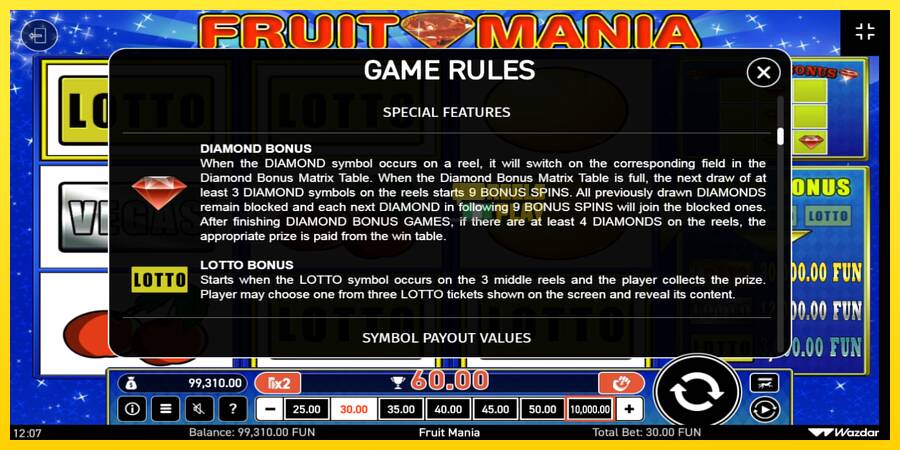 Сурет 7 ойын машинасы Fruit Mania