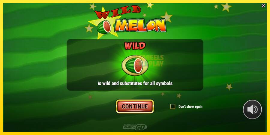 Сурет 1 ойын машинасы Wild Melon