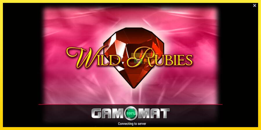 Сурет 1 ойын машинасы Wild Rubies