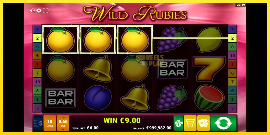 Сурет 3 ойын машинасы Wild Rubies