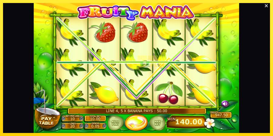 Сурет 5 ойын машинасы Fruity Mania