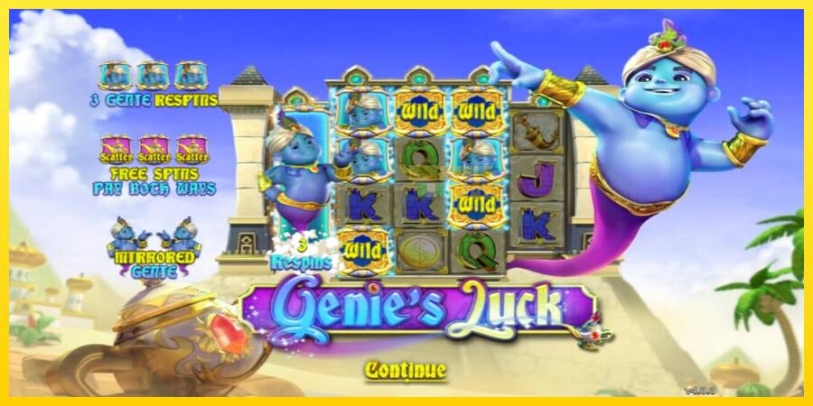 Сурет 1 ойын машинасы Genie’s Luck