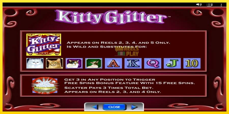 Сурет 5 ойын машинасы Kitty Glitter