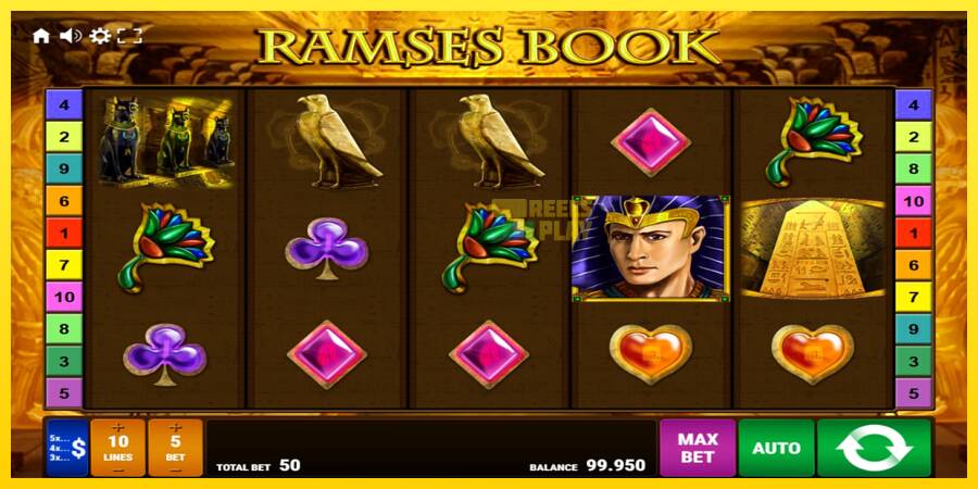 Сурет 1 ойын машинасы Ramses Book