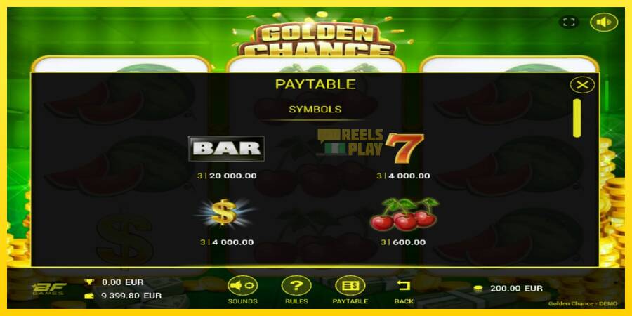 Сурет 3 ойын машинасы Golden Chance