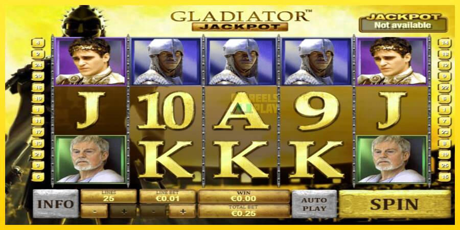 Сурет 1 ойын машинасы Gladiator Jackpot