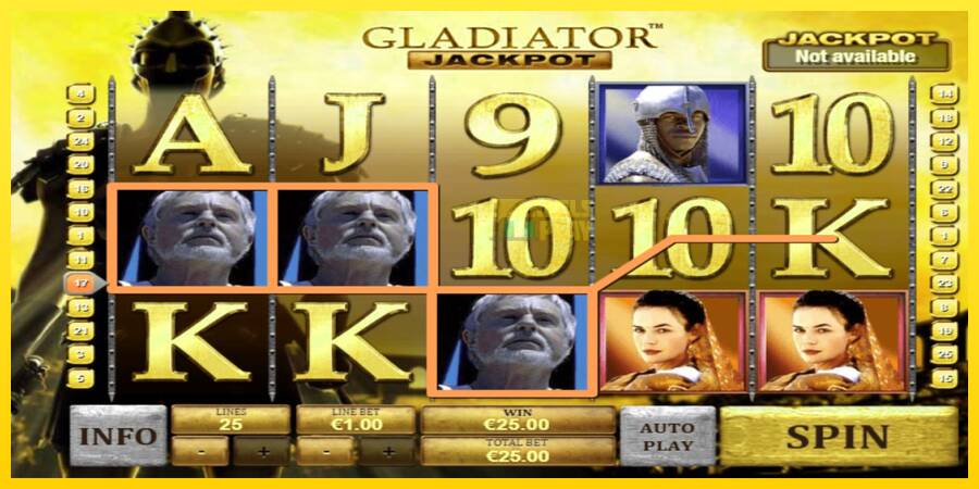 Сурет 2 ойын машинасы Gladiator Jackpot