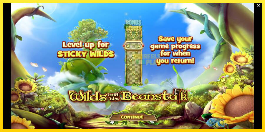 Сурет 1 ойын машинасы Wilds and the Beanstalk