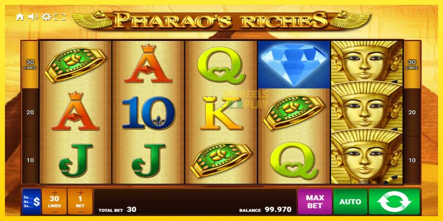 Сурет 1 ойын машинасы Pharaos Riches