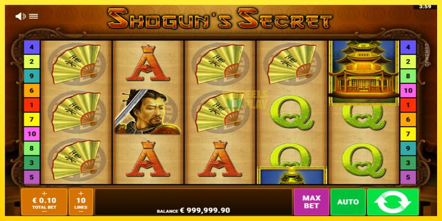 Сурет 1 ойын машинасы Shoguns Secret