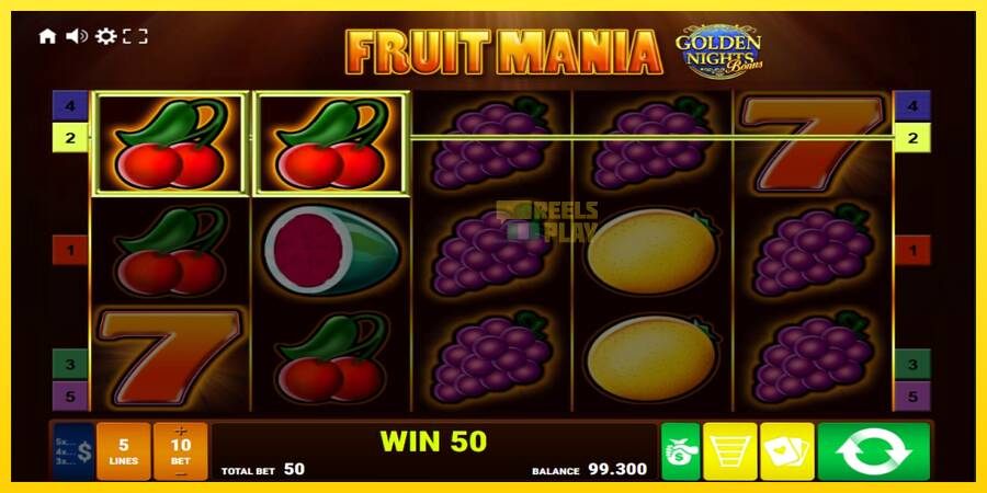 Сурет 2 ойын машинасы Fruit Mania Golden Nights