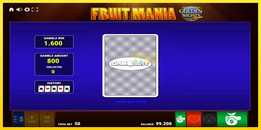 Сурет 4 ойын машинасы Fruit Mania Golden Nights