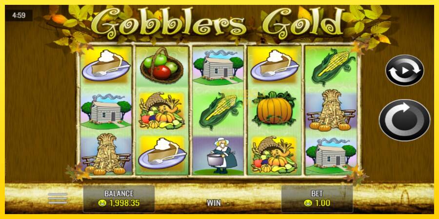 Сурет 1 ойын машинасы Gobblers Gold