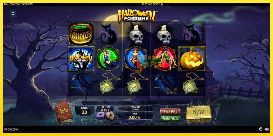 Сурет 1 ойын машинасы Halloween Fortune