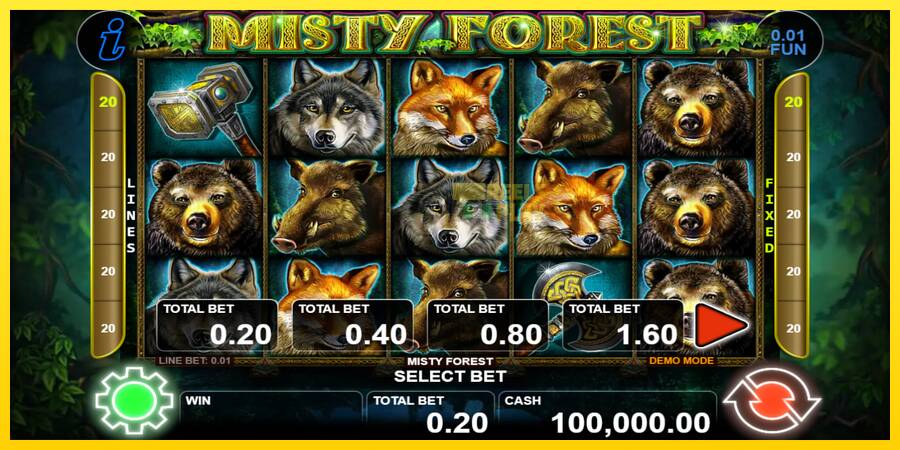 Сурет 1 ойын машинасы Misty Forest