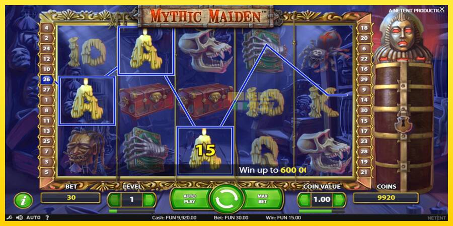 Сурет 3 ойын машинасы Mythic Maiden