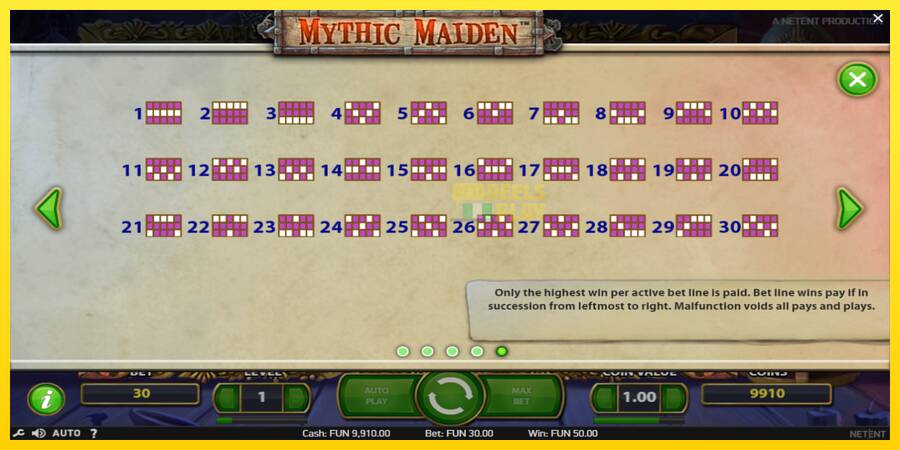 Сурет 7 ойын машинасы Mythic Maiden