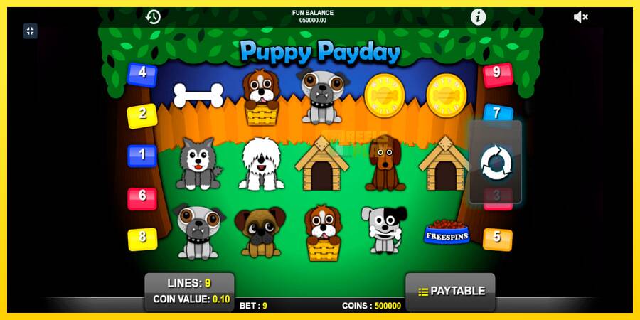 Сурет 1 ойын машинасы Puppy Payday