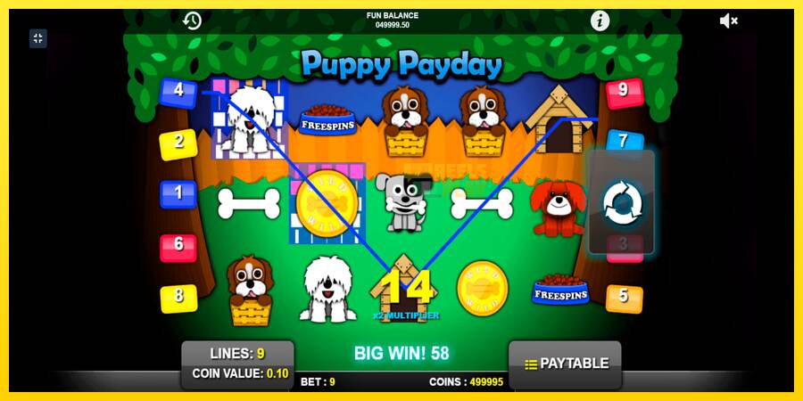 Сурет 2 ойын машинасы Puppy Payday