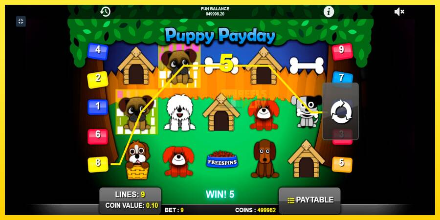 Сурет 3 ойын машинасы Puppy Payday