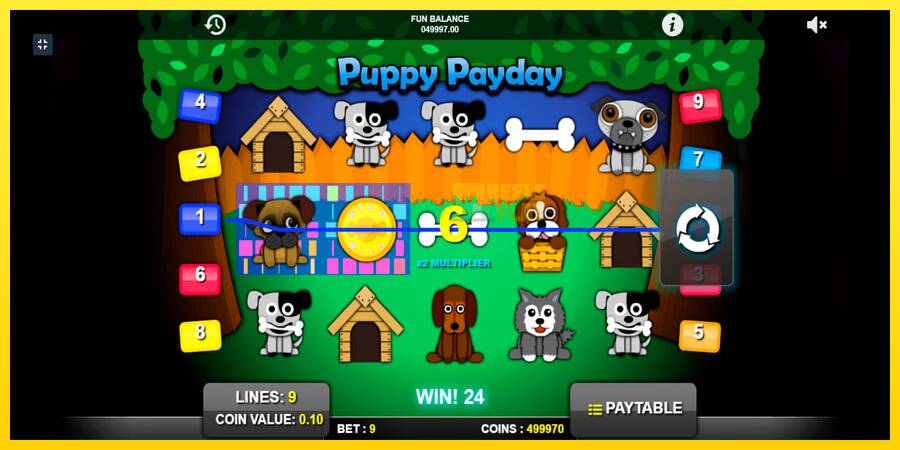 Сурет 4 ойын машинасы Puppy Payday