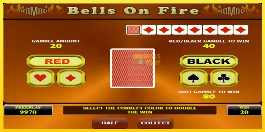 Сурет 3 ойын машинасы Bells on Fire Rombo