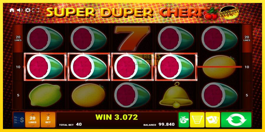 Сурет 2 ойын машинасы Super Duper Cherry Red Hot Firepot