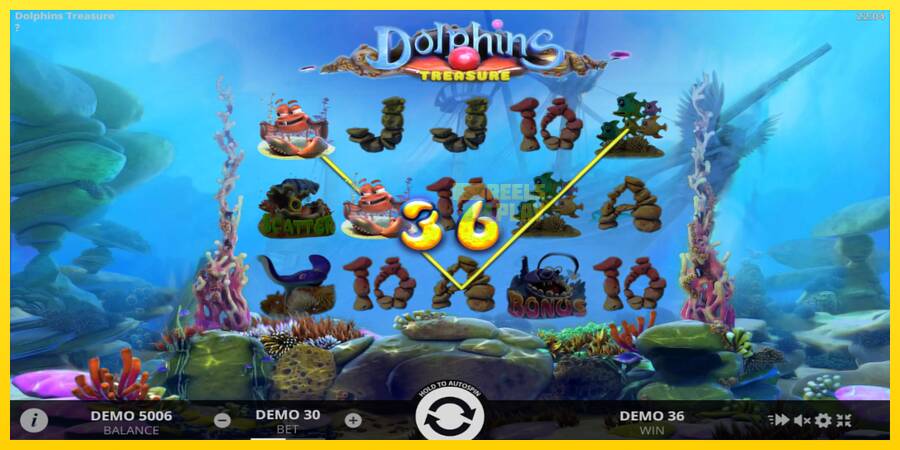 Сурет 2 ойын машинасы Dolphins Treasure