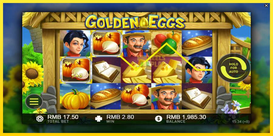 Сурет 3 ойын машинасы Golden Eggs