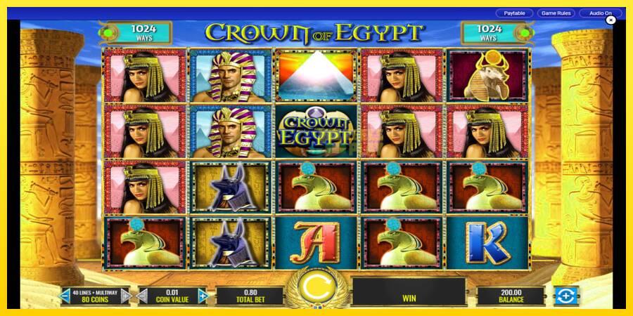 Сурет 1 ойын машинасы Crown of Egypt