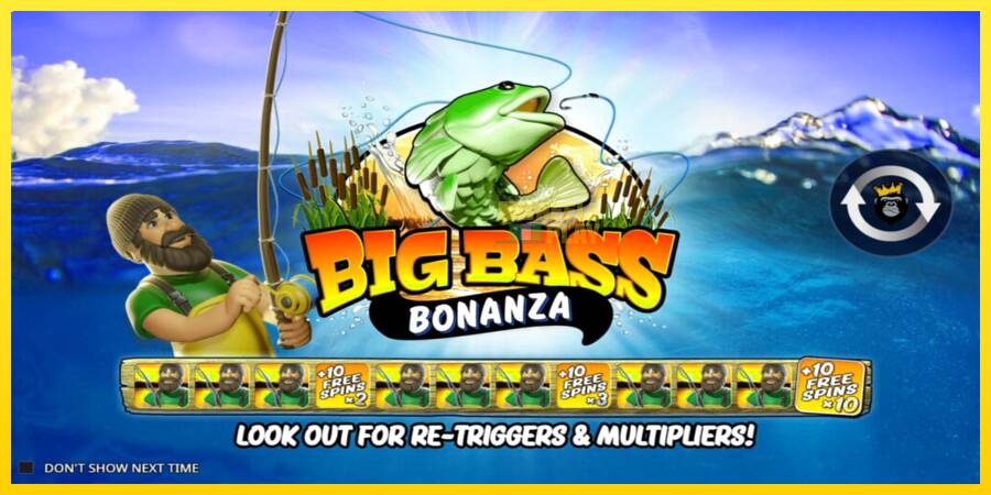 Сурет 1 ойын машинасы Big Bass Bonanza