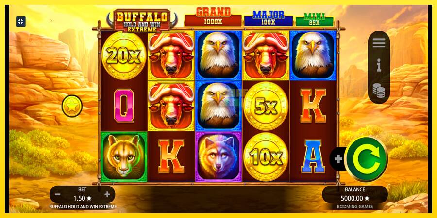 Сурет 1 ойын машинасы Buffalo Hold and Win Extreme