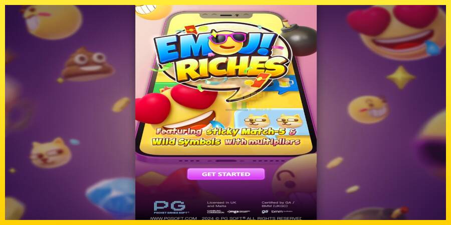 Сурет 1 ойын машинасы Emoji Riches