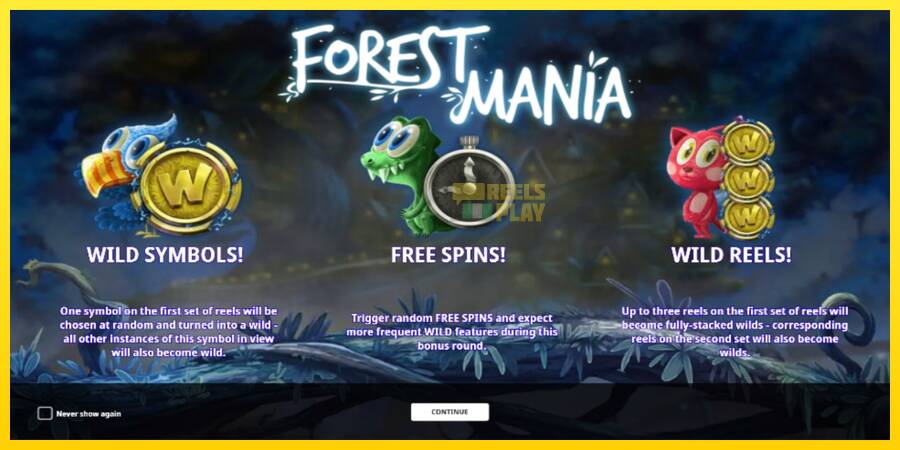 Сурет 1 ойын машинасы Forest Mania