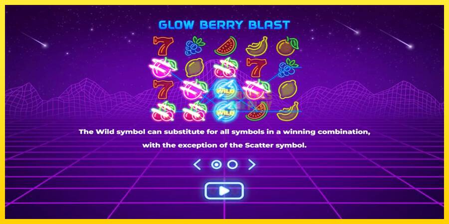 Сурет 1 ойын машинасы Glow Berry Blast