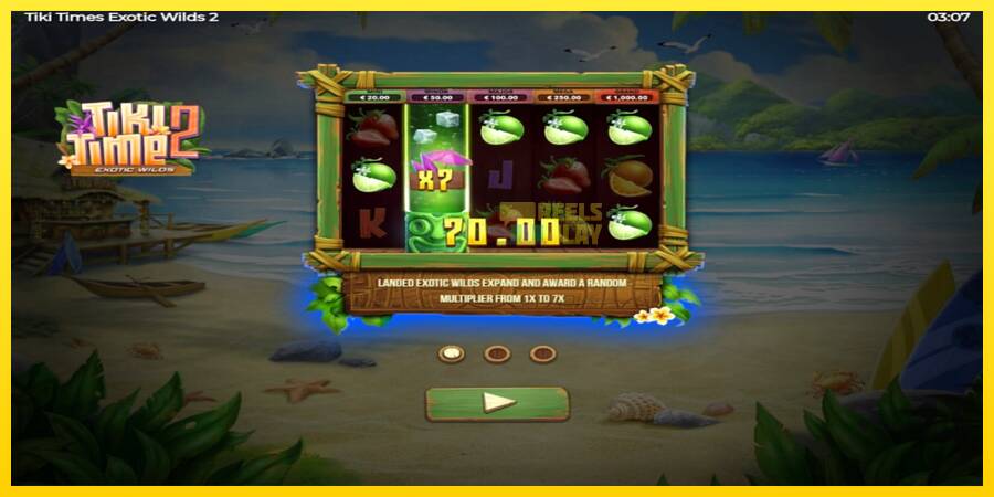 Сурет 1 ойын машинасы Tiki Time Exotic Wilds 2