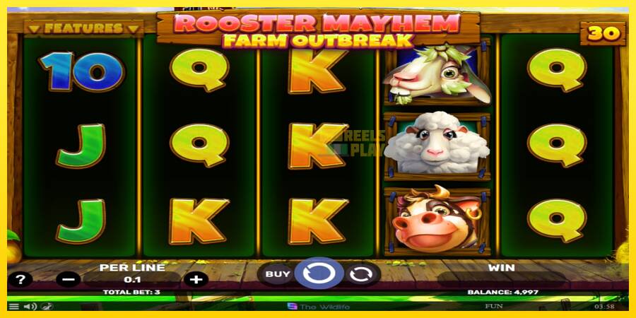 Сурет 2 ойын машинасы Rooster Mayhem Farm Outbreak