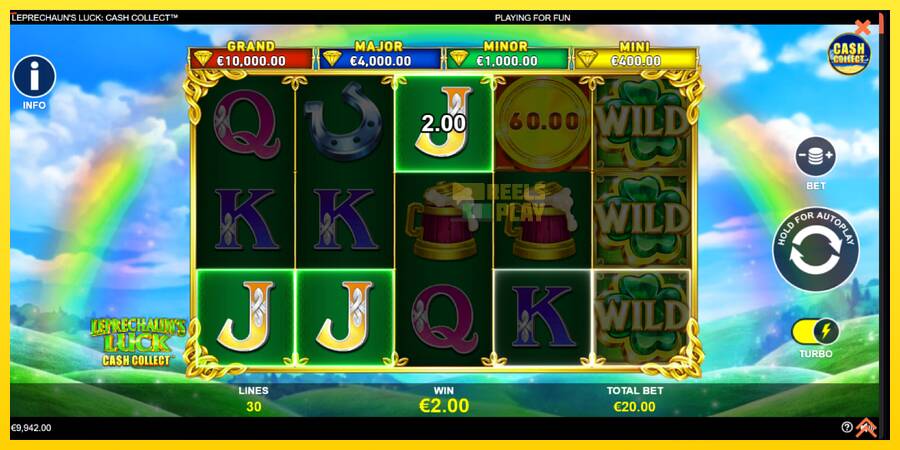 Сурет 3 ойын машинасы Leprechauns Luck Cash Collect Megaways PowerPlay Jackpot