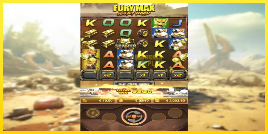 Сурет 3 ойын машинасы Fury Max Lucky Road