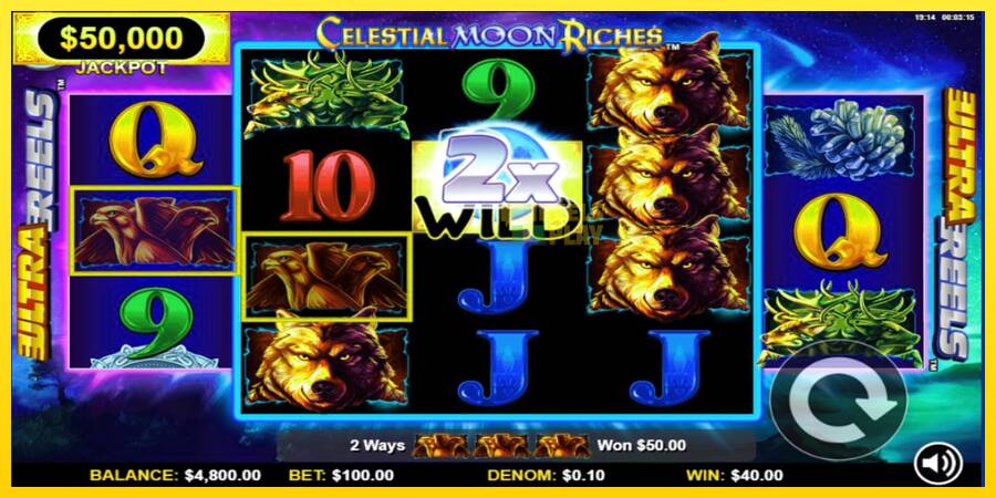 Сурет 3 ойын машинасы Celestial Moon Riches