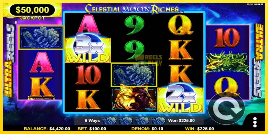 Сурет 5 ойын машинасы Celestial Moon Riches