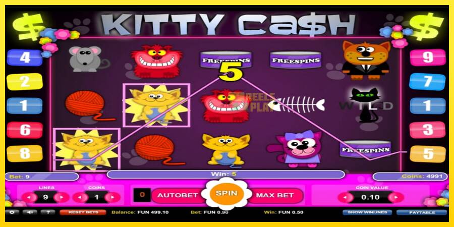 Сурет 3 ойын машинасы Kitty Cash