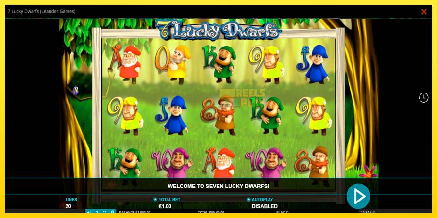 Сурет 1 ойын машинасы 7 Lucky Dwarfs