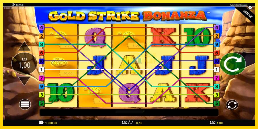 Сурет 1 ойын машинасы Gold Strike Bonanza