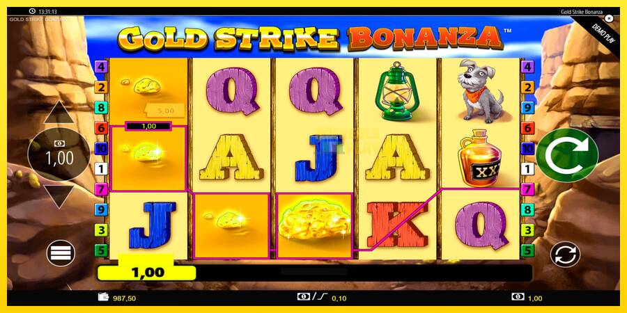 Сурет 5 ойын машинасы Gold Strike Bonanza